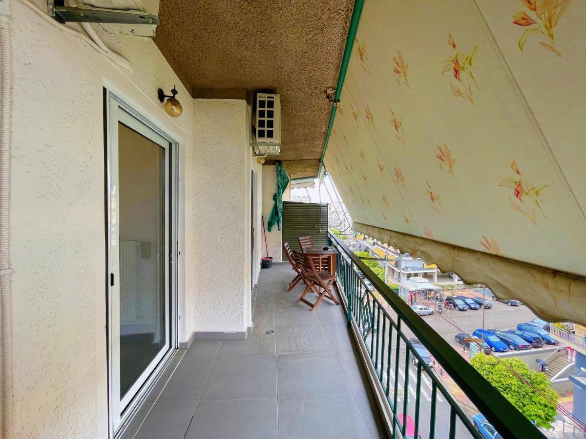 Wsd Hera Luxury Stylish 2Bd Apt With City View Balcony Near Merto Athén Kültér fotó